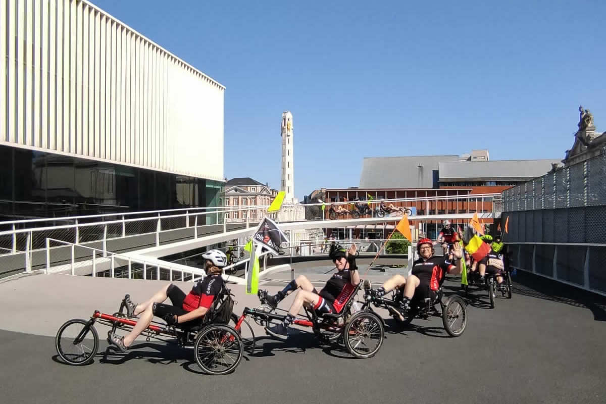 Join2bike op de fietsspiraal aan het station van Leuven