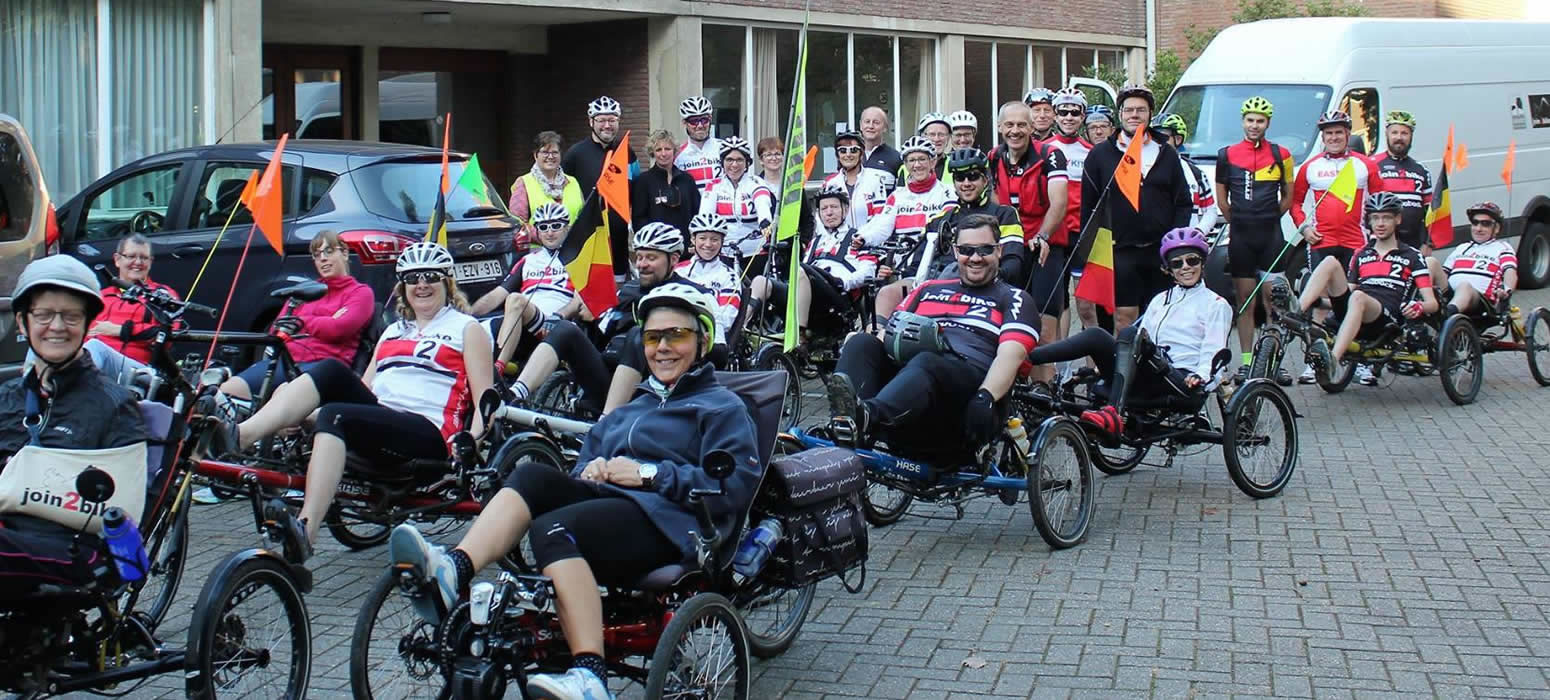 Een join2bike groepsfoto